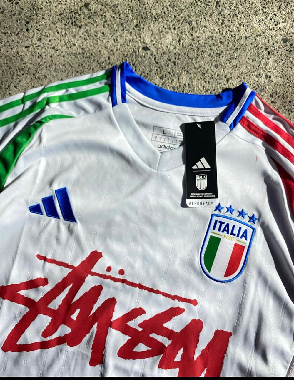 STÜ X ITALY JERSEY WHITE