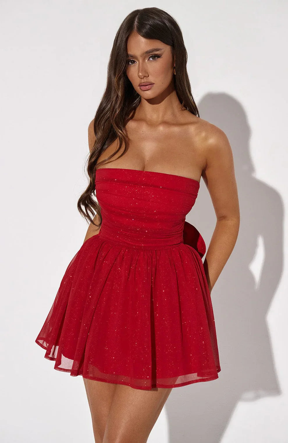 Loura Bow Back Mini Dress