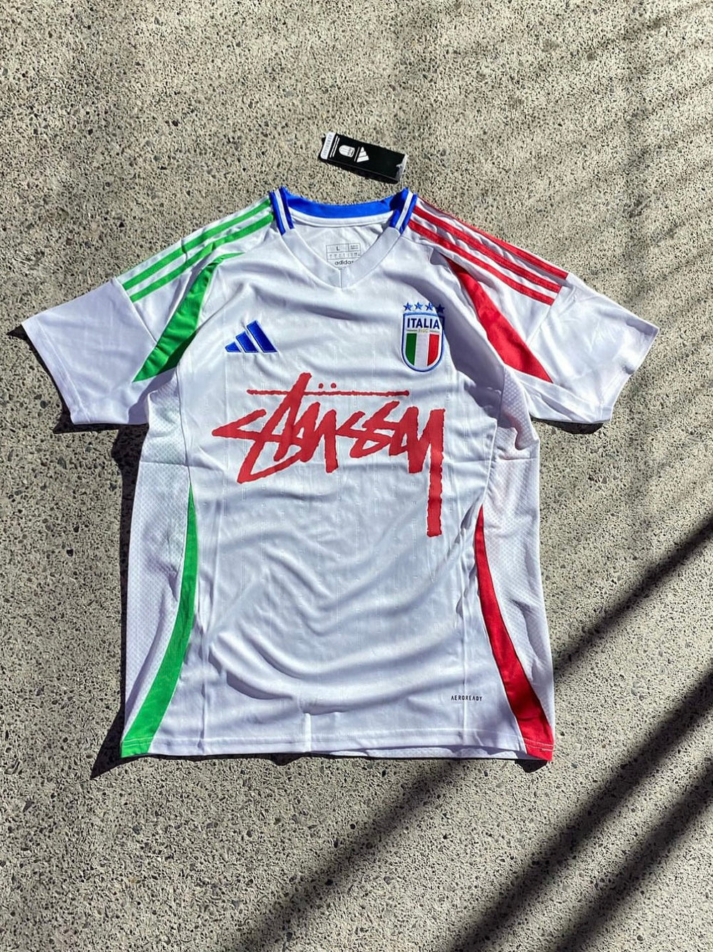 STÜ X ITALY JERSEY WHITE