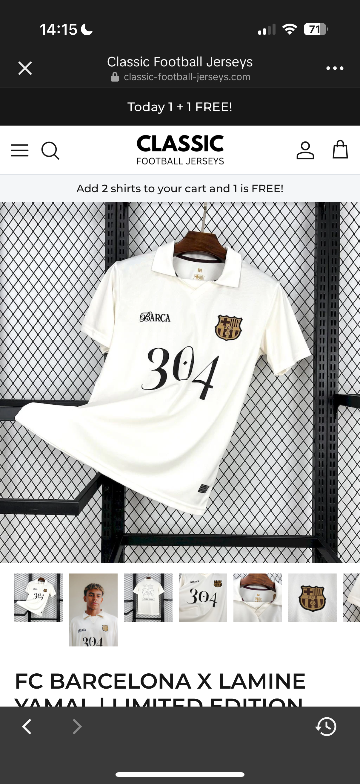 BARCA X LAMINE JERSEY