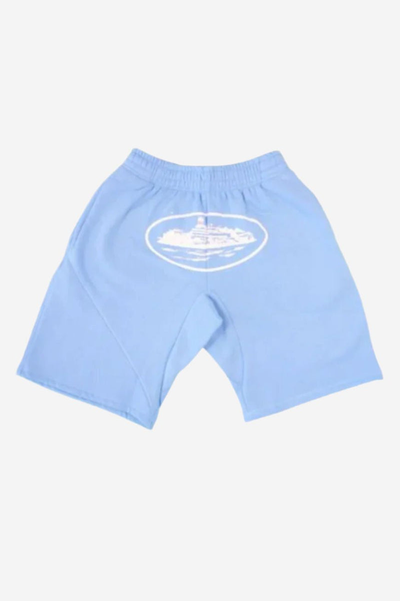 ISLAND DRIP SHORTS BABYBLUE