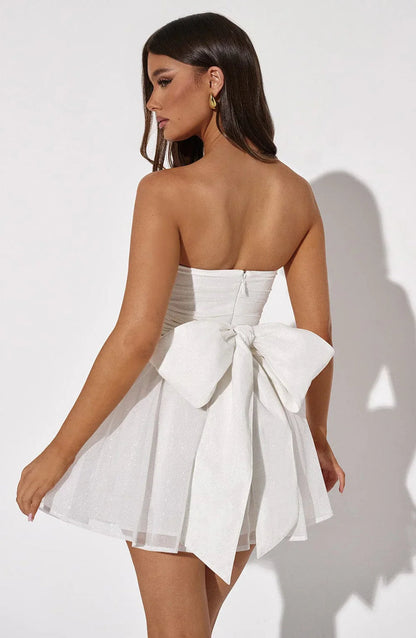 Loura Bow Back Mini Dress