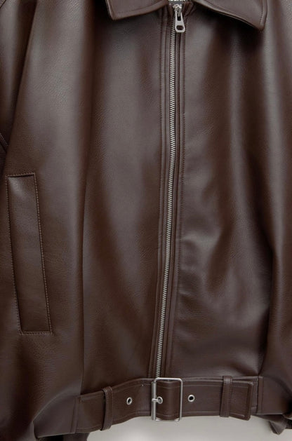 VIRALE P&B LEDERJACKE