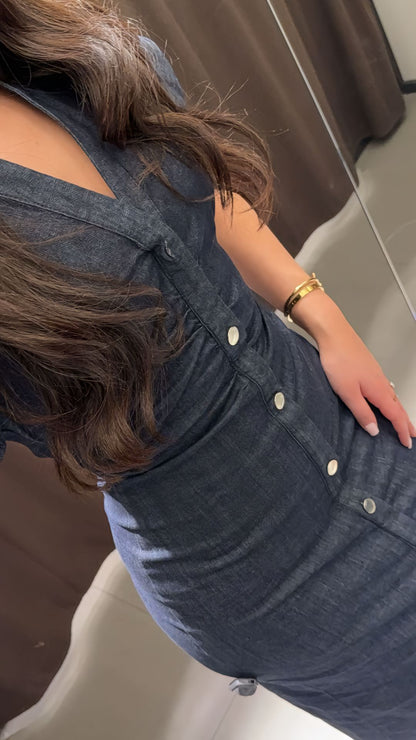 Viral Denim Kleid