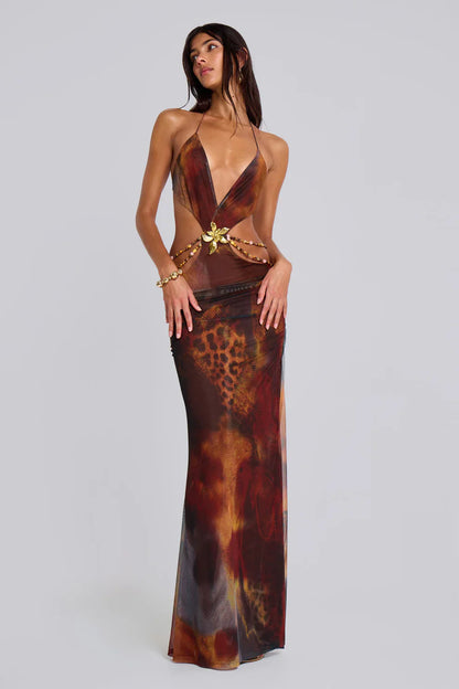 Loura Jungle Maxi Dress