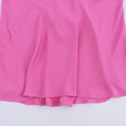 Pinkes langes Kleid