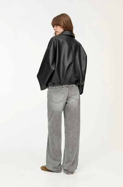 VIRALE P&B LEDERJACKE