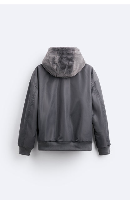 Dark Grey Fleece Jacket