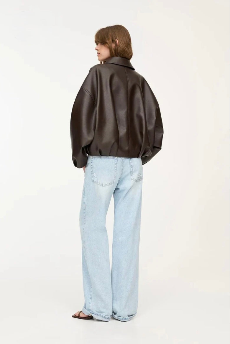 VIRALE P&B LEDERJACKE