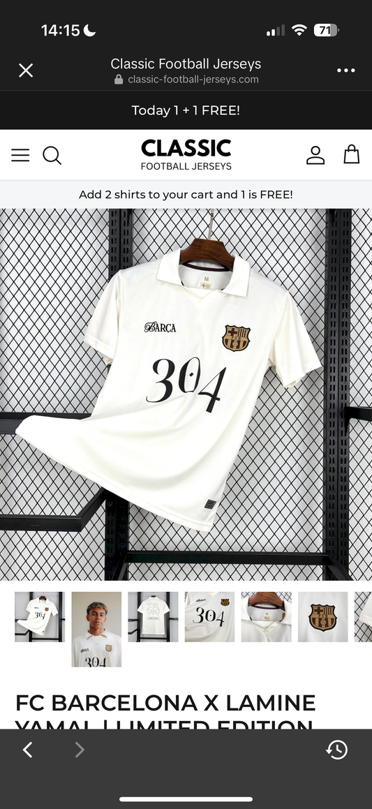 BARCA X LAMINE JERSEY