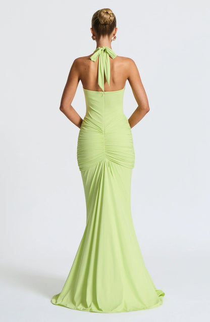 Loura Draped Jersey Maxi Dress