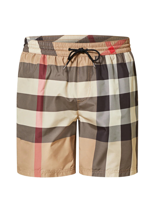 CHECK SWIM SHORTS
