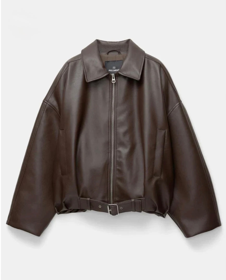 VIRALE P&B LEDERJACKE