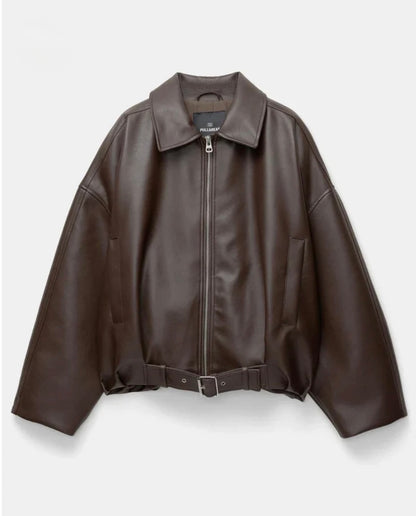 VIRALE P&B LEDERJACKE