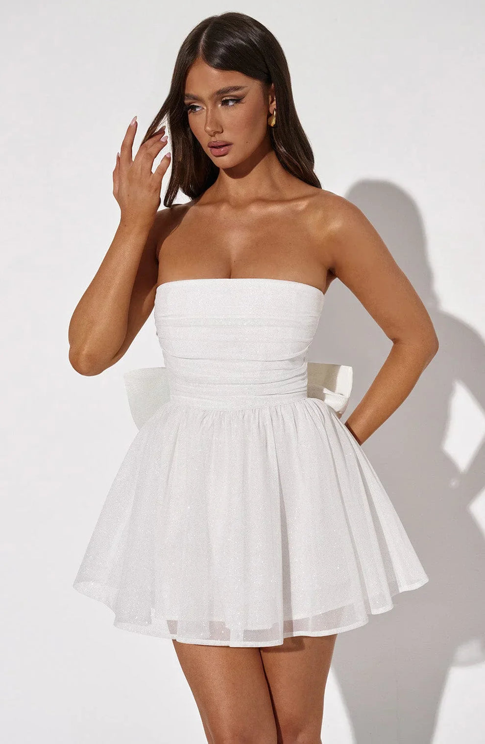 Loura Bow Back Mini Dress