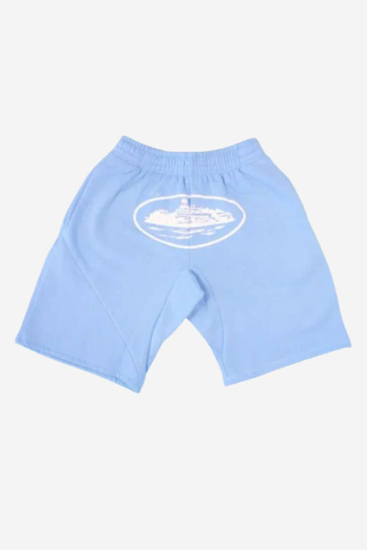 ISLAND DRIP SHORTS BABYBLUE